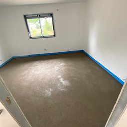 chape traditionnelle ciment finition sol intérieur