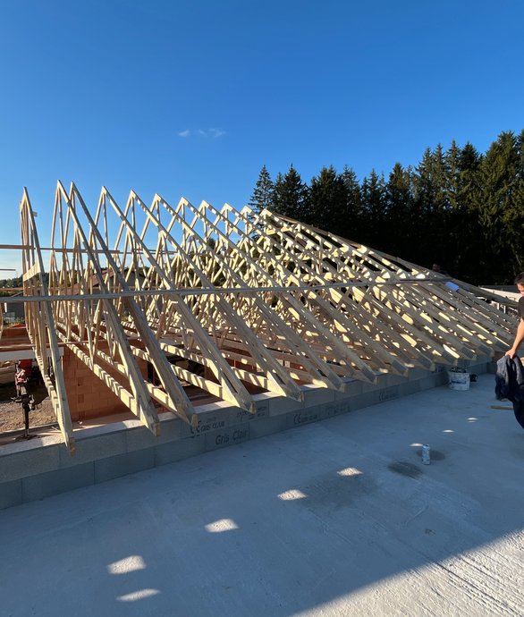 charpente industrielle fermettes