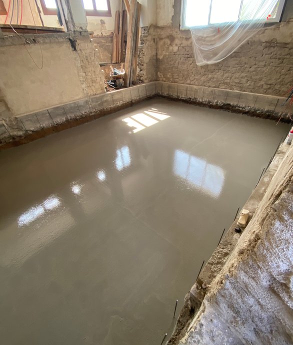 dalle béton intérieure