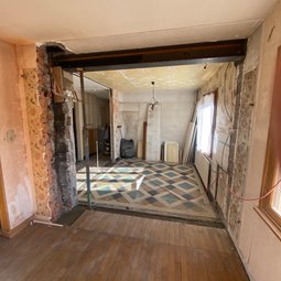 ouverture mur porteur IPN poutre rénovation agrandissement